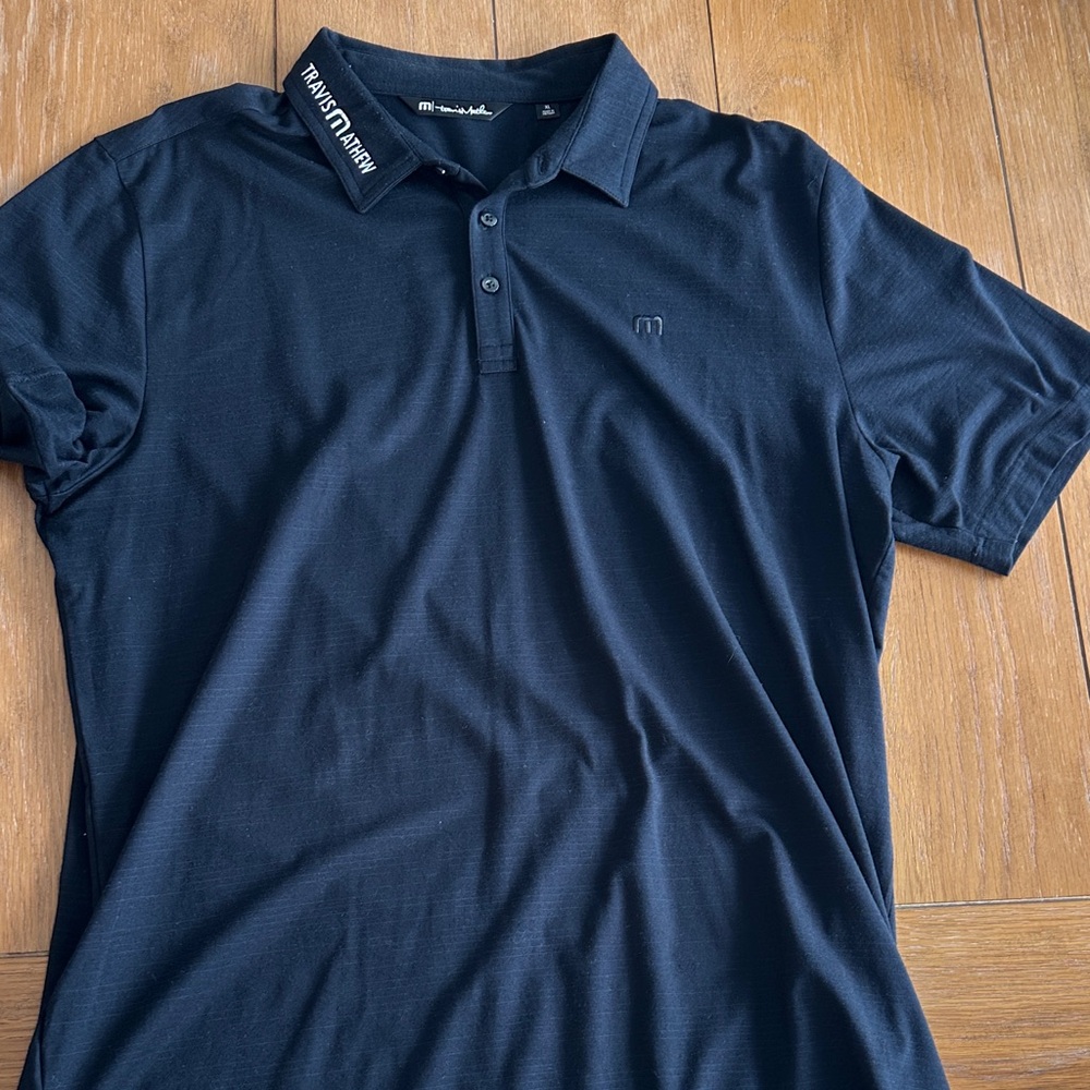 Travis Mathew Black Polo